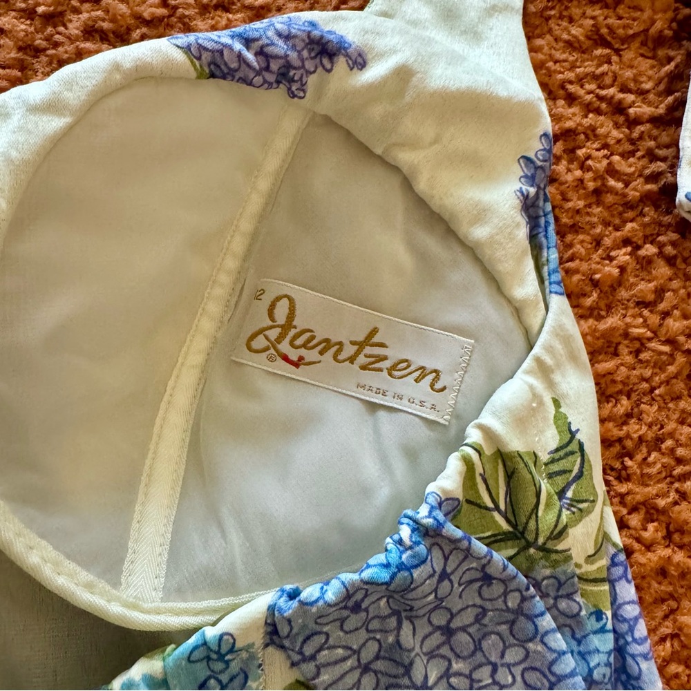 Vintage Jantzen floral retro 1960s One-Piece Swimsuit - Picture 6 of 9